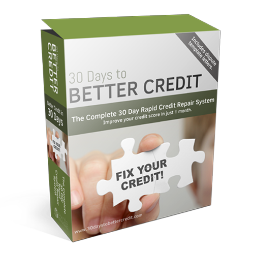 30 Days to Better Credit - Credit Repair System
